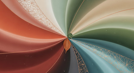 3d illustration of abstract geometric composition,digital artwork for creative graphic design.の素材