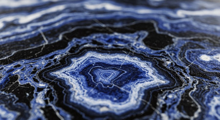 Blue agate mineral texture as very nice natural background (close-up)の素材