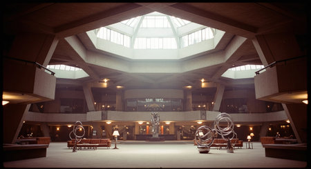 Interior of the National Museum of Natural History in Oslo, Norwayの素材