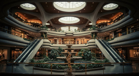 The interior of the Venetian Hotel and Casino in Las Vegas. The hotel has 2,716 rooms and opened in 2005.の素材