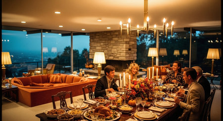 Young couple sitting in living room at home and reading a book.の素材