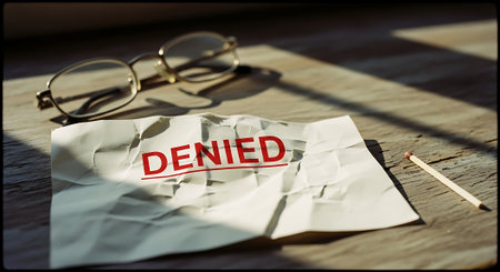 Dedicated text on crumpled paper with glasses and pencilの素材