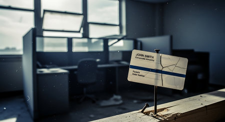 Conceptual image of a working place with the flag of Finlandの素材