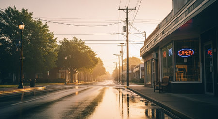 Streets of Brooklyn. Brooklyn is the most populous city in the United States.の素材