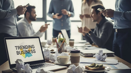 Teamwork Brainstorming Teamwork Collaboration Connection Togetherness Conceptの素材