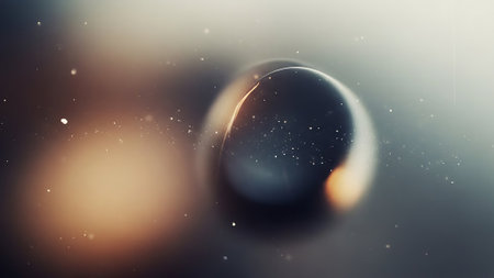 abstract background with bokeh defocused lights and stars.の素材