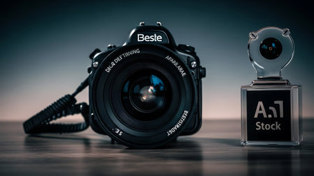 Camera and a condom. Safe sex concept. 3D illustration.の素材