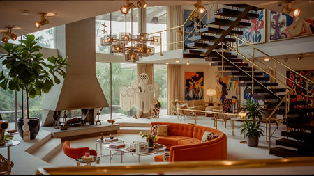 Woman Relaxing on Balcony With Cold Drink in Summer Lightの素材
