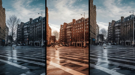 Stock image of a snowing winter at Boston, Massachusetts, USA\\r\\nの素材