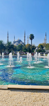 View of fountain in Istanbul, Turkeyの写真素材