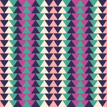 Triangle tribal seamless pattern. Tribal texture geometric seamless pattern. Vector illustration for print, textile and webのイラスト素材