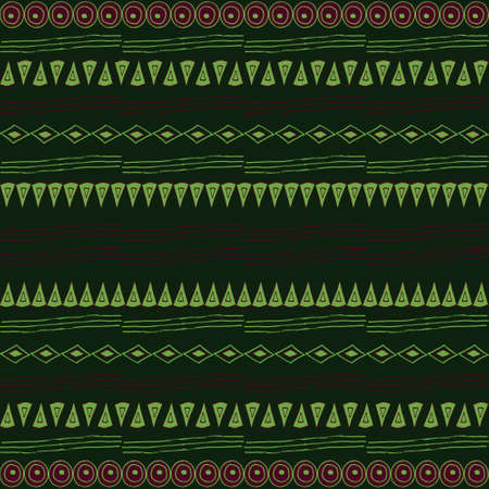 Primal seamless pattern. Vector illustration. Primal hand-drawn doodle pattern design for web, mobile, print and textile.のイラスト素材