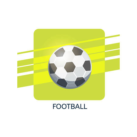 Football vector icon. Isolated vector illustration.のイラスト素材