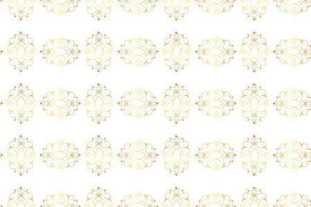 seamless golden vintage fabric pattern