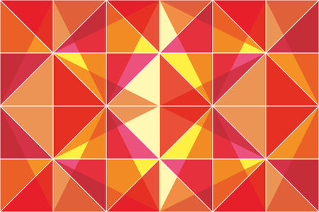 Orange triangle  background