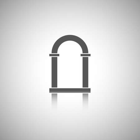 Abstract background - arch silhouetteの写真素材