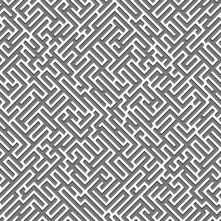 Maze pattern. Seamless vector background. Repeatable geometric texture.のイラスト素材