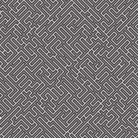 Maze. Seamless pattern. Vector illustration for your designのイラスト素材