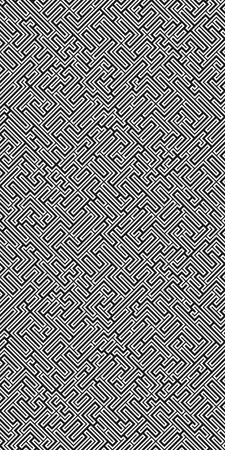 Seamless black and white pattern with maze. Vector illustration.のイラスト素材