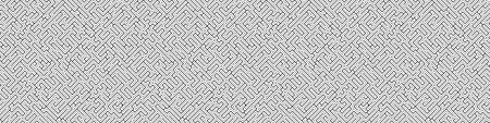 Seamless pattern with labyrinth. Black and white vector illustration.のイラスト素材