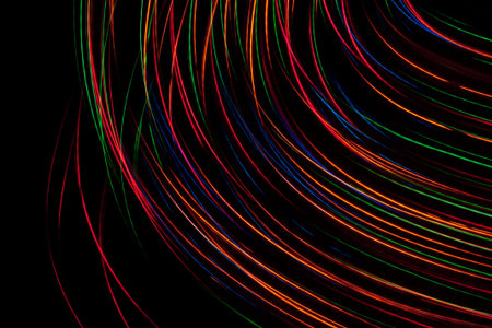 abstract background from motion ligts