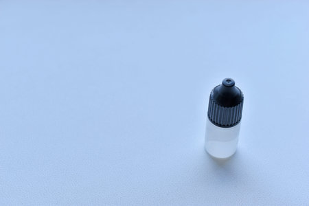 Plastic bottle with oil for hand tool lubrication
