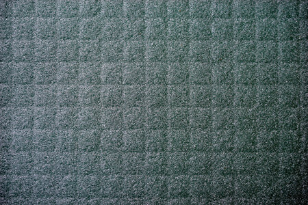 Silver surface of the covering insulating material
