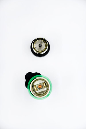 Cigarette lighter with green backlight. Spare part for the car. The electric cigarette lighter is...