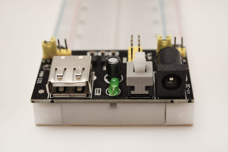 A solderless breadboard for electronics. An assembly tool for radio amateurs.