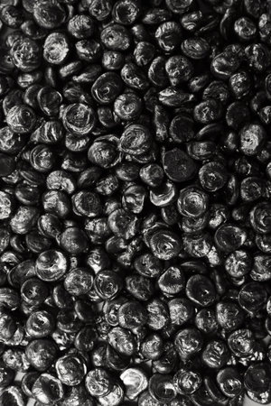 Fusible solder for electronics. Round pieces of solder.の写真素材