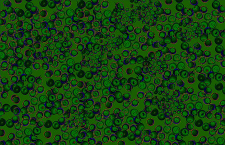 Abstract green  small balls pattern background
