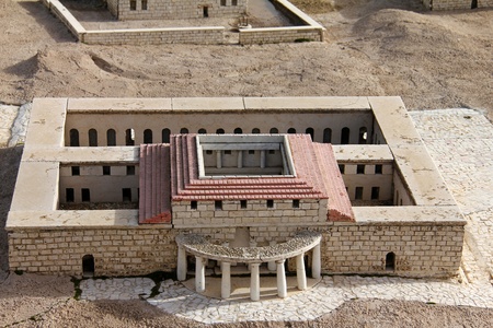  Model of the ancient Jerusalem  Palaceの写真素材