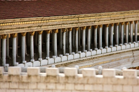 Second Temple Basilica  Model of the ancient Jerusalemの写真素材