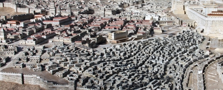  Model of the ancient Jerusalem  Israel Museumの写真素材