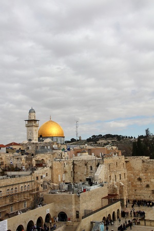  Western Wall an important jewish religious site   Jerusalem, Israelの写真素材