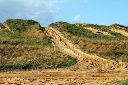 Motocross and autosport track  near Tel Avivの写真素材