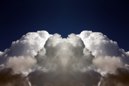 Abstract shape cloudsの写真素材