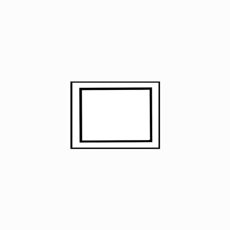 Black frameの写真素材