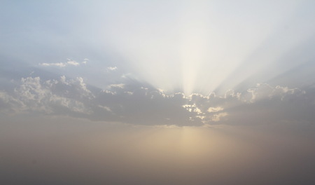 Sky over  sea  の写真素材