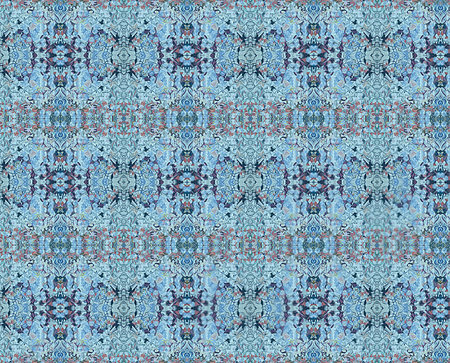 Blue   grunge vintage pattern wallpaper
