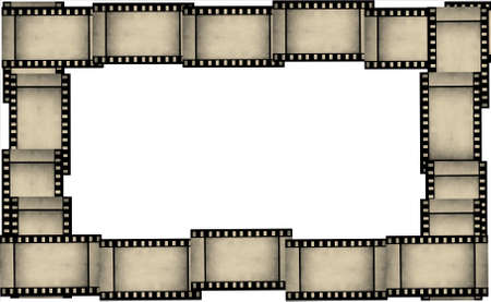 Film strip frame backgroundの写真素材