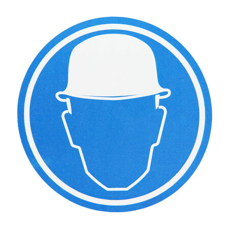 protective helmet symbolの写真素材