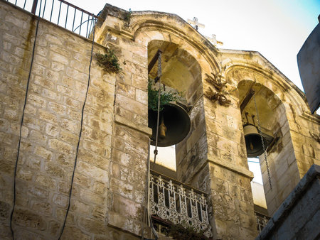 Belfry  in the Christian Quarter of old Jerusalem