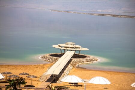 Dead sea - best place in world for skin diseases therapyの写真素材