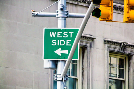 West Side signの写真素材