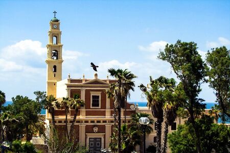 St. Peter's Church is a Franciscan Church in Jaffa, part of Tel Aviv, in Israel.の写真素材