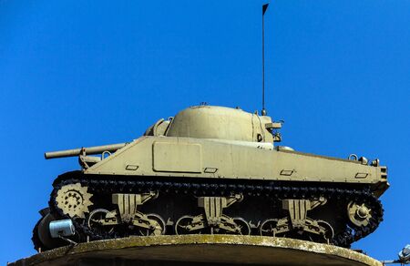 American M4 Sherman, one of the first tanks that fought in the service of the Israel Defense Forces. Latrun, Israelのeditorial素材