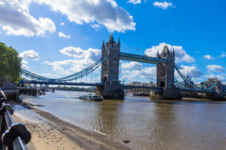 Tower Bridge in London, UKのeditorial素材