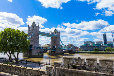 Tower Bridge in London, UK