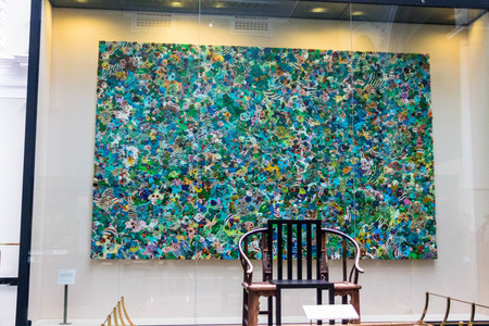 "King chair", 2005, by Shao Fan from Beijing, China. Victoria and Albert museum. Londonのeditorial素材